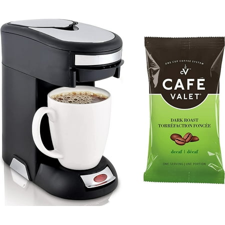 Yuan Single Serve Coffee Maker Brews 10 Ounces of Coffee or Hot Water and 84ct Regular Dark Roast Coffee Packs
Yuan Single Serve Coffee Maker Brews 10 Ounces of Coffee or Hot Water and 84ct Regular Dark Roast Coffee Packs