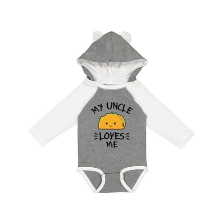 Inktastic My Uncle Loves Me with Taco Illustration Gift Baby Boy or Baby Girl Long Sleeve Bodysuit
Inktastic My Uncle Loves Me with Taco Illustration Gift Baby Boy or Baby Girl Long Sleeve Bodysuit