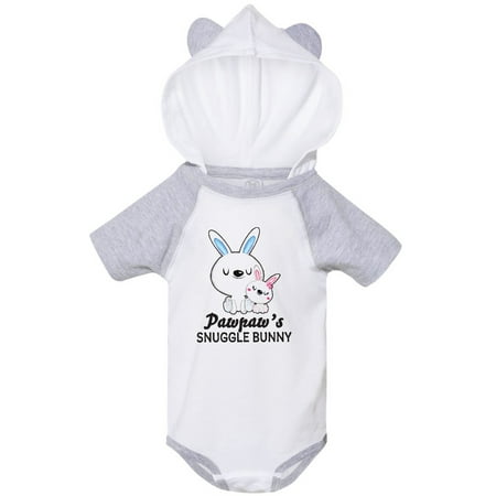 Inktastic Pawpaws Snuggle Bunny Easter Gift Baby Girl Bodysuit
