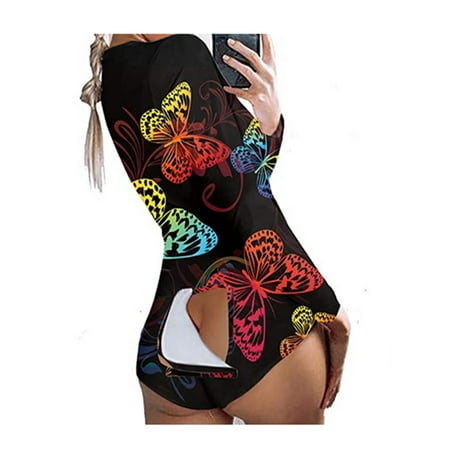 Spring hue Women Deep V Neck Shorts Jumpsuit Printing One Piece Butt Flap Pajamas
Spring hue Women Deep V Neck Shorts Jumpsuit Printing One Piece Butt Flap Pajamas