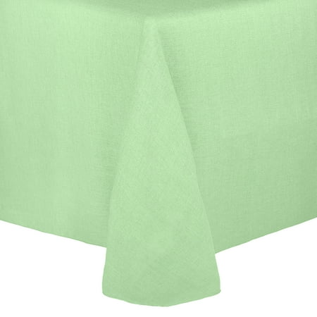 Ultimate Textile Faux Burlap - Havana 72 x 120-Inch Oval Tablecloth