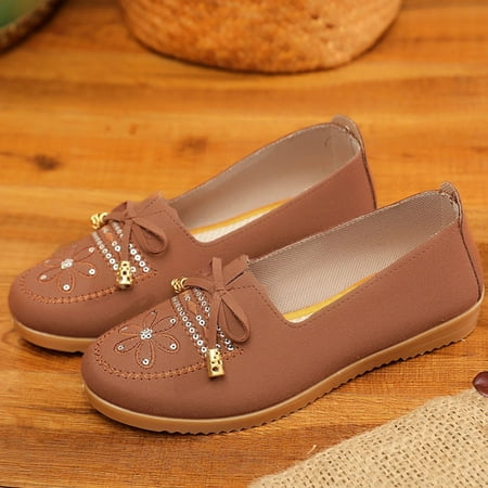 Women s Flats Thick Reinforced Sole Shoes Round Head Embroidered Loafers 35 Smoke
Women s Flats Thick Reinforced Sole Shoes Round Head Embroidered Loafers 35 Smoke