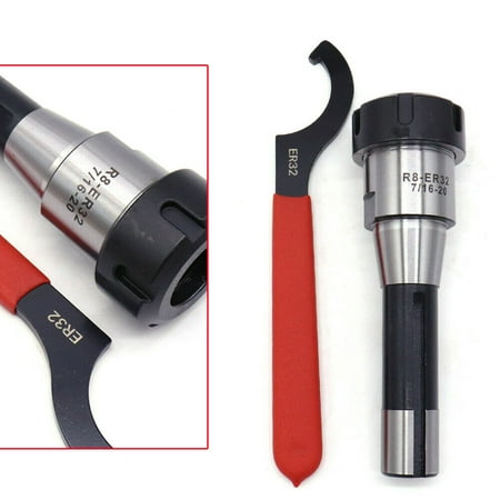 CNCEST Er32 R8 Collet Chuck Holder+Er32 Spanner High Precision Easy to Install Portable
CNCEST Er32 R8 Collet Chuck Holder+Er32 Spanner High Precision Easy to Install Portable