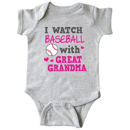 Inktastic I Watch Baseball with My Great Grandma Gift Baby Boy or Baby Girl Bodysuit
Inktastic I Watch Baseball with My Great Grandma Gift Baby Boy or Baby Girl Bodysuit