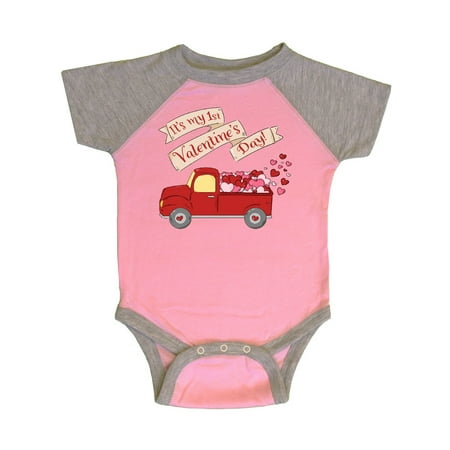 Inktastic It s my 1st Valentine s Day with Red Truck and Hearts Gift Baby Boy or Baby Girl Bodysuit
Inktastic It s my 1st Valentine s Day with Red Truck and Hearts Gift Baby Boy or Baby Girl Bodysuit