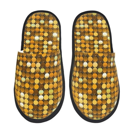Tideii Bright Shiny Golden for Home Indoor Cotton Slippers Autumn and Winter EVA Plush Slippers Household Supplies Unisex-Medium
Tideii Bright Shiny Golden for Home Indoor Cotton Slippers Autumn and Winter EVA Plush Slippers Household Supplies Unisex-Medium