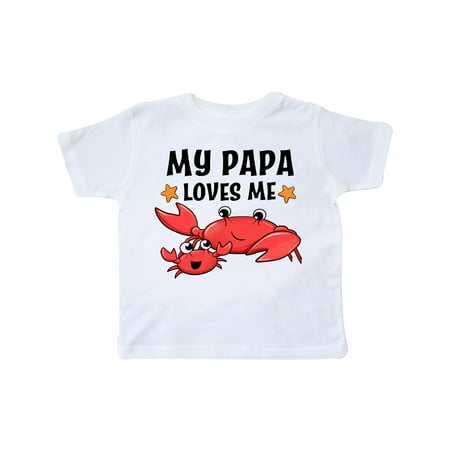 Inktastic My Papa Loves Me- cute crab family Gift Toddler Boy or Toddler Girl T-Shirt
Inktastic My Papa Loves Me- cute crab family Gift Toddler Boy or Toddler Girl T-Shirt