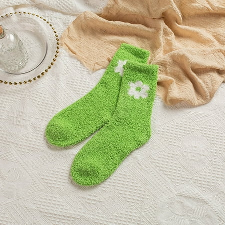 Soighxzc Women Coral Fleece Socks Autumn And Winter Warm Home Floor Socks Mid Barrel Sleep Socks
Soighxzc Women Coral Fleece Socks Autumn And Winter Warm Home Floor Socks Mid Barrel Sleep Socks