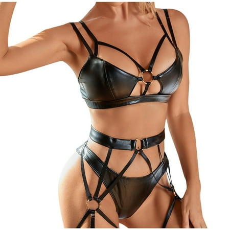 JeashCHAT Sexy Lingerie for Women Sexy Steel Ring Leather Pajamas Sexy Underwear Sexy Lingerie
JeashCHAT Sexy Lingerie for Women Sexy Steel Ring Leather Pajamas Sexy Underwear Sexy Lingerie