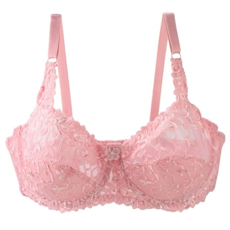 Sehao Bra Women Sexy Lace Bra Thorn Plus Size Underwear Bra Nylon no underwire sports bra Pink
Sehao Bra Women Sexy Lace Bra Thorn Plus Size Underwear Bra Nylon no underwire sports bra Pink