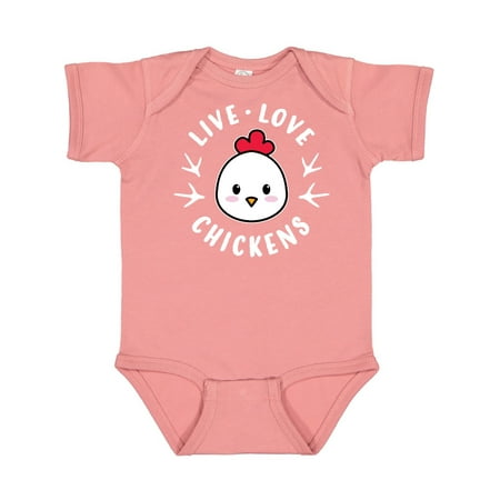 Inktastic Live Love Chickens Gift Baby Boy or Baby Girl Bodysuit 
Inktastic Live Love Chickens Gift Baby Boy or Baby Girl Bodysuit