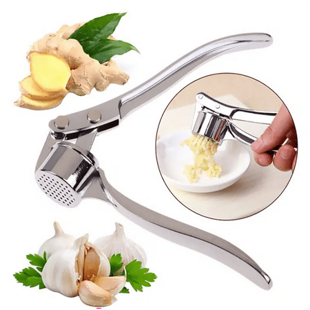 1pc Pack Zinc Alloy Manual Garlic Press Garlic Paste