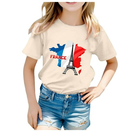 Tops for Teens Prints Short Sleeve Prints T Shirt Round Neck Casual Cute Tops for Teens
Tops for Teens Prints Short Sleeve Prints T Shirt Round Neck Casual Cute Tops for Teens