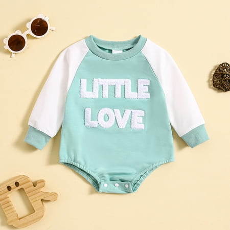 Bjutir Toddler Boys Girls Bodysuits One-Pieces Infant Baby Long Sleeve Letter Prints Newborn Rompers Jumpsuits Clothes Mint Green 0-3 Months
Bjutir Toddler Boys Girls Bodysuits One-Pieces Infant Baby Long Sleeve Letter Prints Newborn Rompers Jumpsuits Clothes Mint Green 0-3 Months