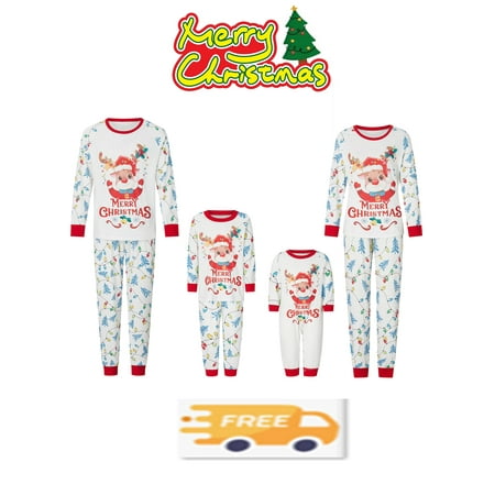 Matching Family Christmas Pajamas Set Boys Girls Babies Holiday Pjs for Women Men Sleepwear
Matching Family Christmas Pajamas Set Boys Girls Babies Holiday Pjs for Women Men Sleepwear