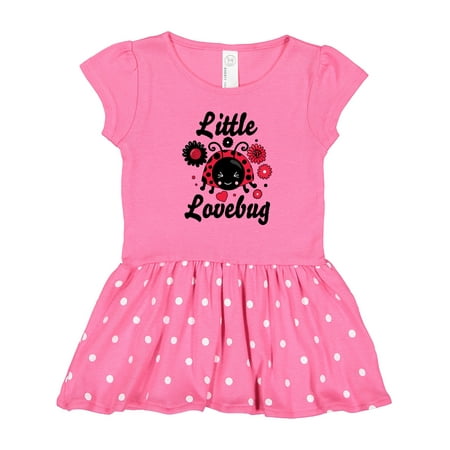 Inktastic Valentine s Day Little Lovebug Gift Toddler Girl Dress