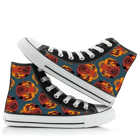 Cartoon Painting 70s High Top Classic Fashion Lace ups Sneakers with Tiger Print Fashion Casual
Cartoon Painting 70s High Top Classic Fashion Lace ups Sneakers with Tiger Print Fashion Casual