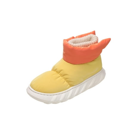 Wazshop Ladies Warm Booties Faux Fur Winter Boot Slip On Snow Boots Non-Slip Plush Lined Ankle Bootie Women Shoes Platform Breathable Yellow 6.5
Wazshop Ladies Warm Booties Faux Fur Winter Boot Slip On Snow Boots Non-Slip Plush Lined Ankle Bootie Women Shoes Platform Breathable Yellow 6.5