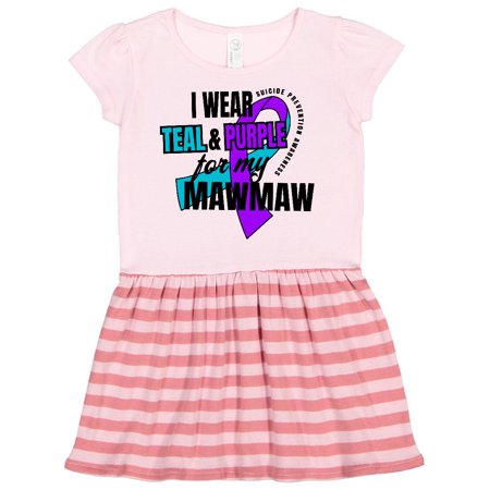 Inktastic Suicide Prevention I Wear Teal and Purple for My Mawmaw Gift Toddler Girl Dress
Inktastic Suicide Prevention I Wear Teal and Purple for My Mawmaw Gift Toddler Girl Dress