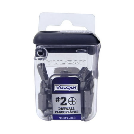 Vulcan 402741OR Phillips Drywall P2R Bits 1 Inch 25 Pack