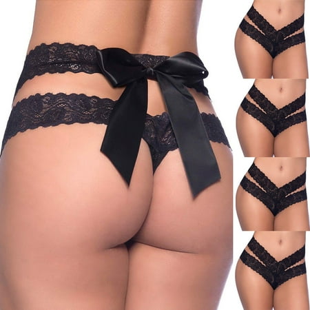 QWANG Fashion Women Plus Size Bandage Bowknot Underpant G-String Sexy T-back Lingerie
QWANG Fashion Women Plus Size Bandage Bowknot Underpant G-String Sexy T-back Lingerie