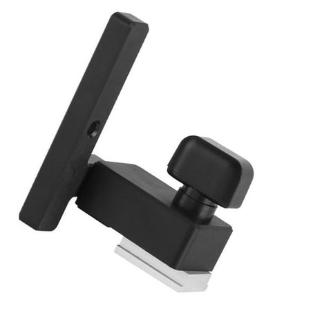 Square Handle Black Miter Track Stop For T-Slot T-Tracks Woodworking Tool