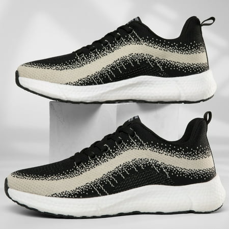 Men s Trendy Woven Knit Sport Shoes Breathable Lightweight Shock Absorbing Casual Sneakers For Running Walking
Men s Trendy Woven Knit Sport Shoes Breathable Lightweight Shock Absorbing Casual Sneakers For Running Walking