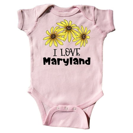 Inktastic I Love Maryland Black Eyed Susans Flowers Gift Baby Boy or Baby Girl Bodysuit
Inktastic I Love Maryland Black Eyed Susans Flowers Gift Baby Boy or Baby Girl Bodysuit