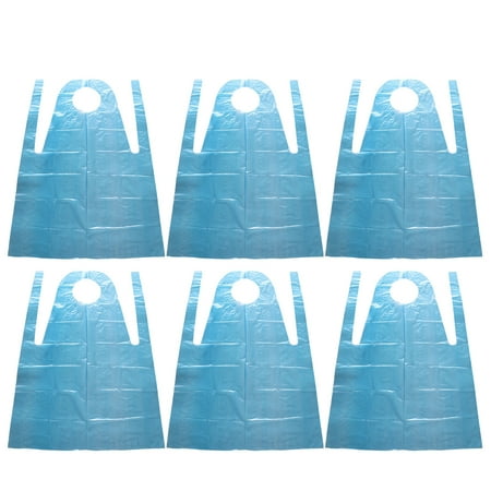 100pcs Disposable Aprons Plastic Apron Sleeveless Household Waterproof Oil Proof Apron Barbecue Kitchen Supplies (Blue)
100pcs Disposable Aprons Plastic Apron Sleeveless Household Waterproof Oil Proof Apron Barbecue Kitchen Supplies (Blue)