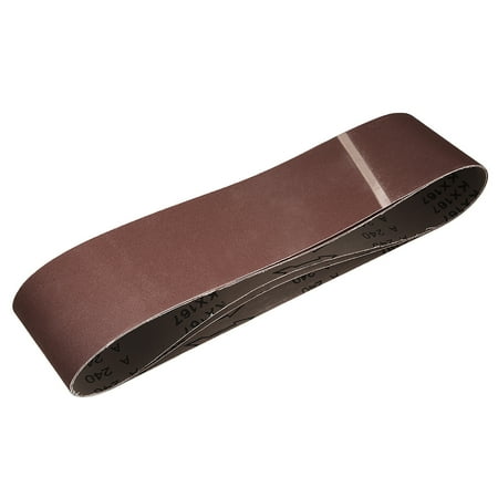 4 x 36 Abrasive Sanding Belt 240-Grits Aluminum Oxide Sand Belts for Belt Sander 3pcs
4 x 36 Abrasive Sanding Belt 240-Grits Aluminum Oxide Sand Belts for Belt Sander 3pcs