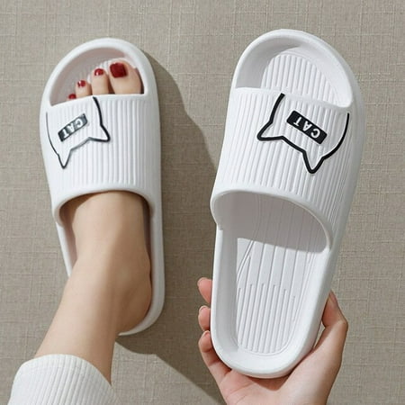 QWZNDZGR Cute Cat Women Slippers Summer Slide Cartoon Shoes Eva Outdoor Women Slides Soft Thick Soled Non-Slip Pool Indoor Home Slippers
QWZNDZGR Cute Cat Women Slippers Summer Slide Cartoon Shoes Eva Outdoor Women Slides Soft Thick Soled Non-Slip Pool Indoor Home Slippers