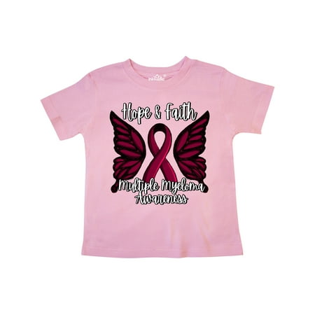 Inktastic Multiple Myeloma Cancer Awareness Hope & Faith with Butterfly Ribbon Gift Toddler Boy or Toddler Girl T-Shirt
Inktastic Multiple Myeloma Cancer Awareness Hope & Faith with Butterfly Ribbon Gift Toddler Boy or Toddler Girl T-Shirt