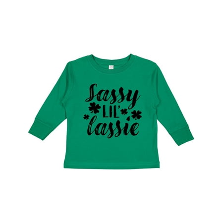 Inktastic Saint Patrick s Day Sassy Lil Lassie with Shamrocks Boys or Girls Long Sleeve Toddler T-Shirt
Inktastic Saint Patrick s Day Sassy Lil Lassie with Shamrocks Boys or Girls Long Sleeve Toddler T-Shirt
