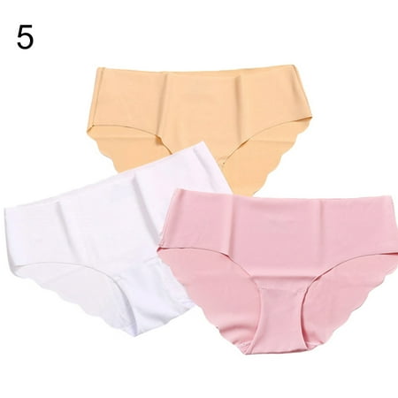HEVIRGO 3Pcs Women Sexy Solid Color Low Waist Seamless Silk Briefs Elastic Underpants
HEVIRGO 3Pcs Women Sexy Solid Color Low Waist Seamless Silk Briefs Elastic Underpants