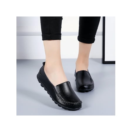 GENILU Loafers for Women Comfortable Slip On Dress Shoes Casual Leather Walking Flats Outdoor Driving Shoes
GENILU Loafers for Women Comfortable Slip On Dress Shoes Casual Leather Walking Flats Outdoor Driving Shoes