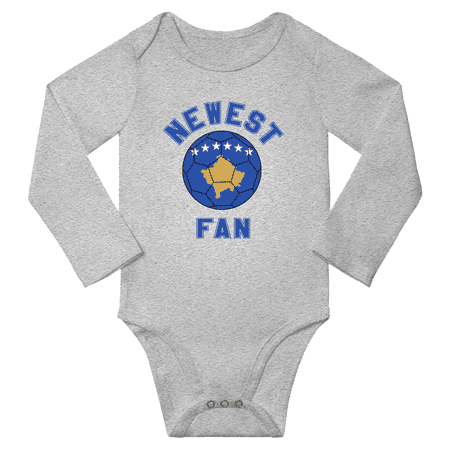 Newest Kosovo Soccer Football Fan Baby Long Sleeve Rompers Clothes Outfits (Gray 24 Months)
Newest Kosovo Soccer Football Fan Baby Long Sleeve Rompers Clothes Outfits (Gray 24 Months)