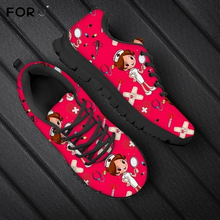 Big Size Summer Nursing Shoes For Women Cartoon Nurse Pattern Woman s Flats Jogging Sport Shoes Mesh Lace Up Sneaker Ladies Shoe
Big Size Summer Nursing Shoes For Women Cartoon Nurse Pattern Woman s Flats Jogging Sport Shoes Mesh Lace Up Sneaker Ladies Shoe