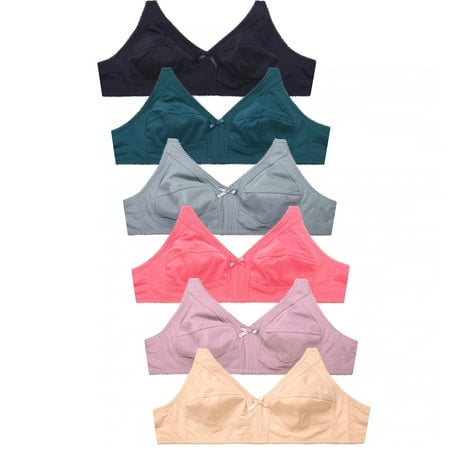 LAVRA Women s Multi Pack Wireless Bras Full Coverage Non Padded Lingerie Polyester Spandex
LAVRA Women s Multi Pack Wireless Bras Full Coverage Non Padded Lingerie Polyester Spandex