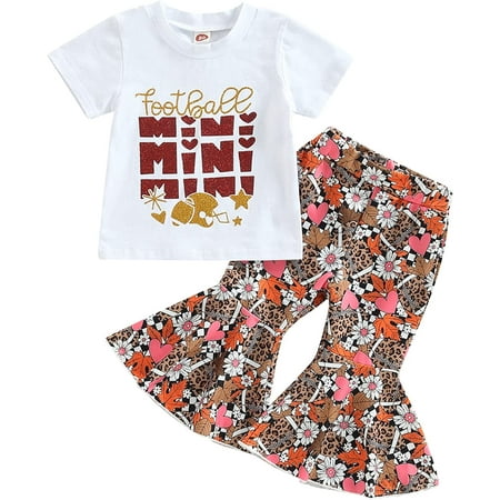 PIKADINGNIS Halloween Outfits Infant Baby Girls Pumpkin Letters Print T-Shirt + Leopard Flared Bell Bottom Pants Set with Hairband
PIKADINGNIS Halloween Outfits Infant Baby Girls Pumpkin Letters Print T-Shirt + Leopard Flared Bell Bottom Pants Set with Hairband