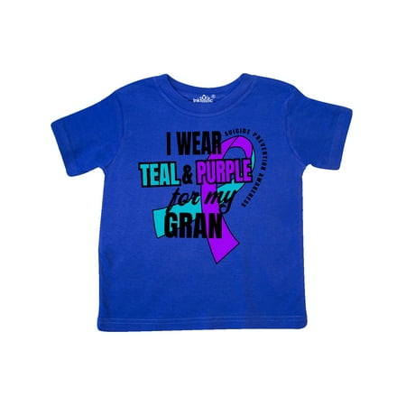 Inktastic Suicide Prevention I Wear Teal and Purple for My Gran Gift Toddler Boy or Toddler Girl T-Shirt
Inktastic Suicide Prevention I Wear Teal and Purple for My Gran Gift Toddler Boy or Toddler Girl T-Shirt