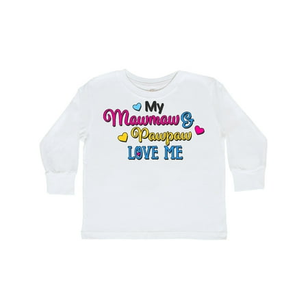 Inktastic My Mawmaw and Pawpaw Love me with Hearts Gift Toddler Boy or Toddler Girl Long Sleeve T-Shirt
Inktastic My Mawmaw and Pawpaw Love me with Hearts Gift Toddler Boy or Toddler Girl Long Sleeve T-Shirt