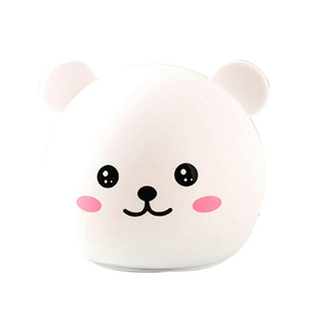 Amuver Cartoon Animal Pattern Night Light Silicone USB Rechargeable Colorful Bedside Lamp for Bedroom
Amuver Cartoon Animal Pattern Night Light Silicone USB Rechargeable Colorful Bedside Lamp for Bedroom