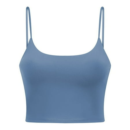 Ameiqe Sports Bra for Women Quick Dry Padded Workout Clothes Cute Tank Tops Camisole Yoga Fitness Running Gym(Blue S)
Ameiqe Sports Bra for Women Quick Dry Padded Workout Clothes Cute Tank Tops Camisole Yoga Fitness Running Gym(Blue S)