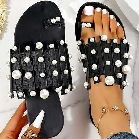 STEADY Pearl Set Toe Flat Slippers Sandals Women s Sandals Women s Slippers Black / 43
STEADY Pearl Set Toe Flat Slippers Sandals Women s Sandals Women s Slippers Black / 43