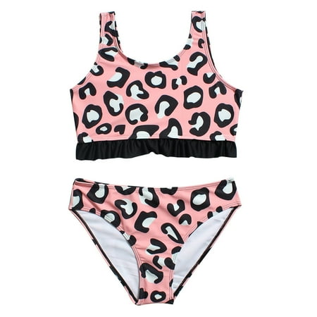 Toddler Summer Girl s Swimsuit Sleeveless Leopard Print Two Piece Swimwear Swimsuit Bikini
Toddler Summer Girl s Swimsuit Sleeveless Leopard Print Two Piece Swimwear Swimsuit Bikini
