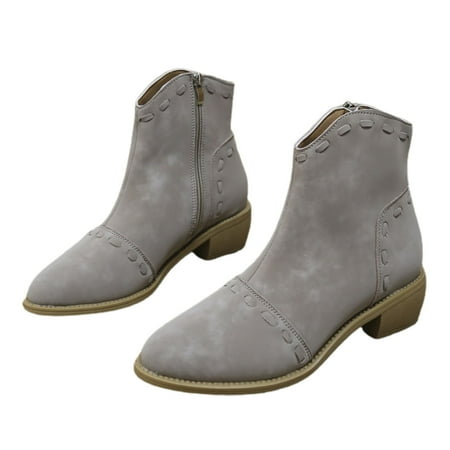 hopeusnice Women s Ankle Boots Suede Low Heel Zipper Boots Comfortable Block Heel Fall Winter Fashion Shoes Pointed Toe Short Boots Gray 39
hopeusnice Women s Ankle Boots Suede Low Heel Zipper Boots Comfortable Block Heel Fall Winter Fashion Shoes Pointed Toe Short Boots Gray 39