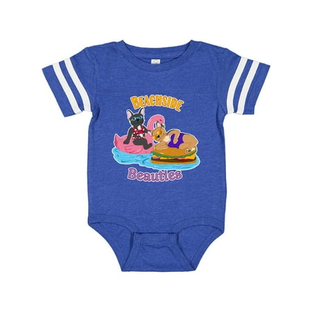 Inktastic Cute French Bulldogs On Pool Floaties Beach side Beauties Gift Baby Boy or Baby Girl Bodysuit
Inktastic Cute French Bulldogs On Pool Floaties Beach side Beauties Gift Baby Boy or Baby Girl Bodysuit