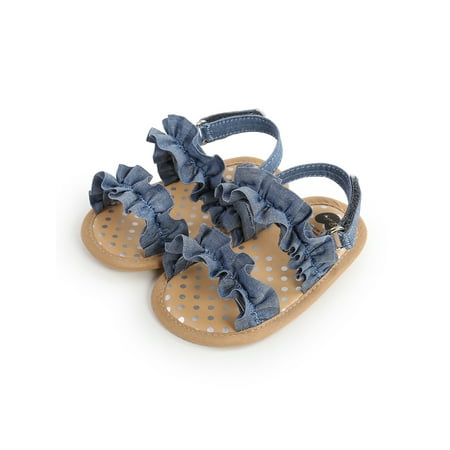 Rotosw Infant Slipper Elastic Back Strap Sandals Comfortable Open Toe Sandal Casual Lightweight Denim Blue 6C
Rotosw Infant Slipper Elastic Back Strap Sandals Comfortable Open Toe Sandal Casual Lightweight Denim Blue 6C