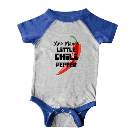 Inktastic Mee Maw s Little Chili Pepper Gift Baby Boy or Baby Girl Bodysuit