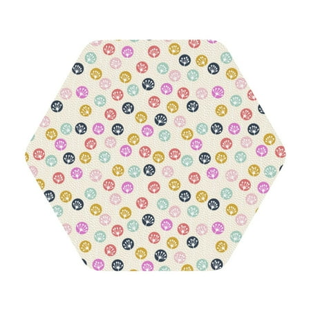 Giroia Dandelion Floral Coasters Leather Coasters Set of 6 Coaster for Drinks Hexagon
Giroia Dandelion Floral Coasters Leather Coasters Set of 6 Coaster for Drinks Hexagon